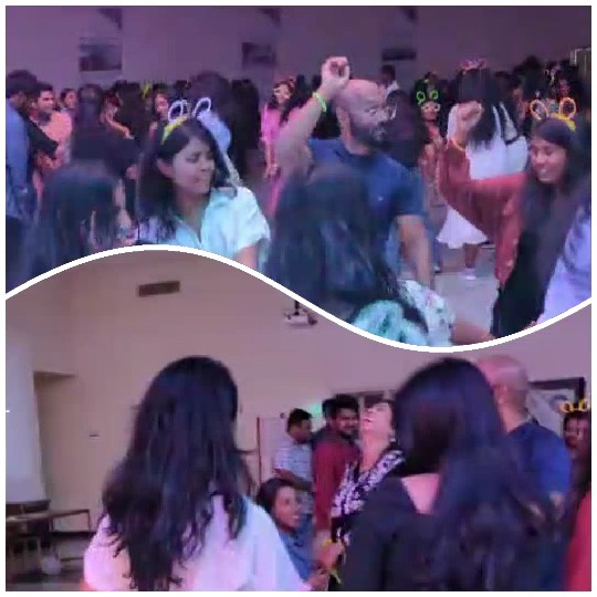 Dancing at a Festive Party