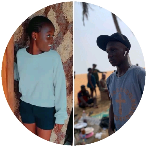 Two People in Different Settings