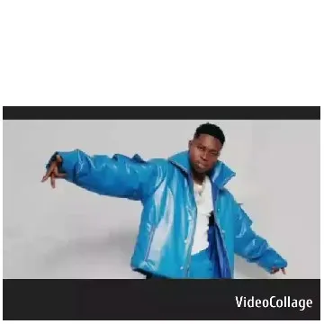 Person Posing in Blue Jacket