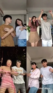 Young Couples Posing in Casual Outfits