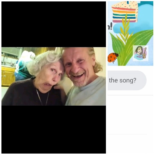 Older Couple Making Funny Faces