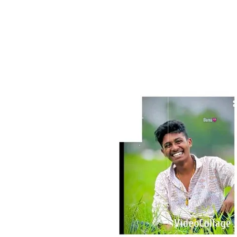 Smiling Person in Greenery