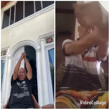 Arms Raised Outside and Inside