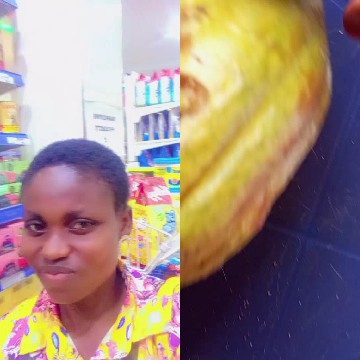 Shopping Aisle and Close-Up Fruit