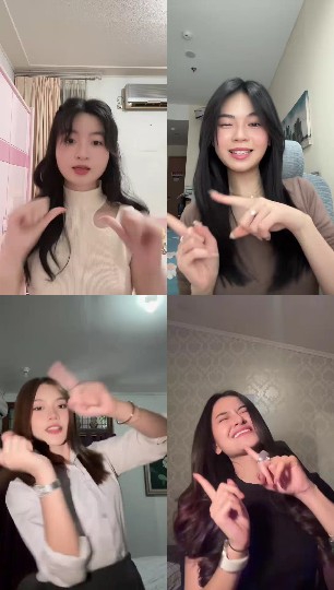 Indoor Dance Expressions of Four