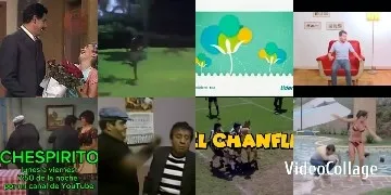 Frames of People and Cartoon Scenes