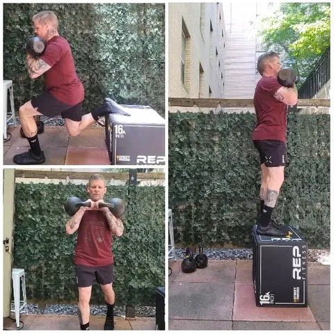 Fitness Exercises with Kettlebells