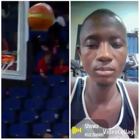 Basketball Going Through Hoop