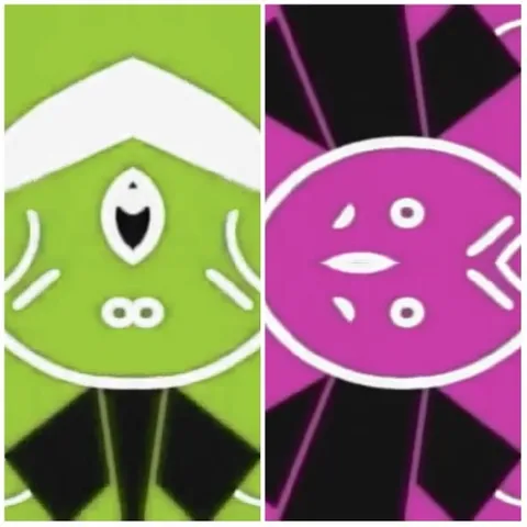 Two Abstract Graphic Designs