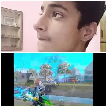 Young Person and Game Scene