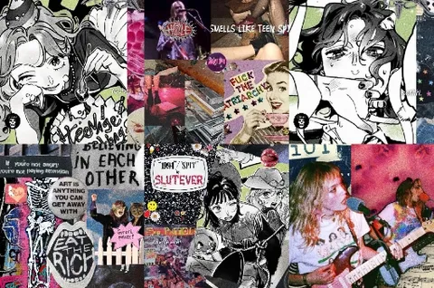 Punk Art with Musical Themes
