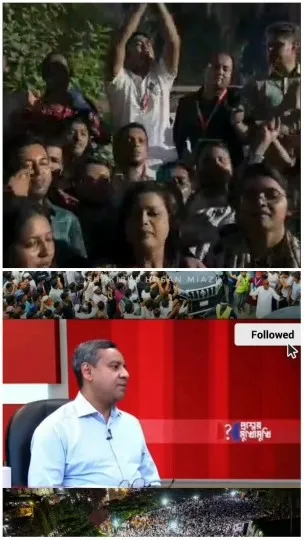 Crowd Cheering at Night Event
