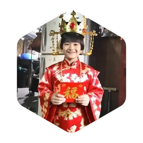 Child in Traditional Chinese Costume