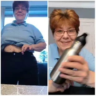 Woman Revealing Midsection, Smiling