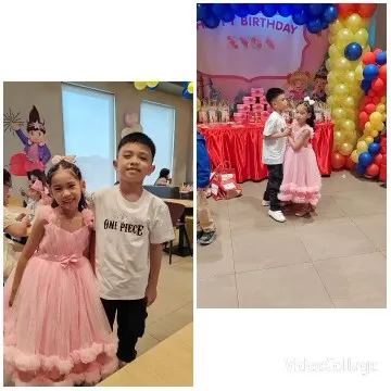 Children Celebrate Birthday with Cake