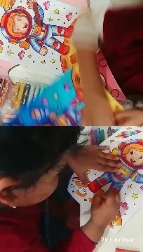Child Coloring Astronaut Pictures