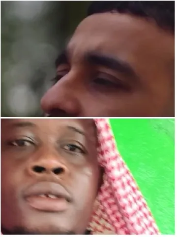 Close-Up of Eyes and Headscarf