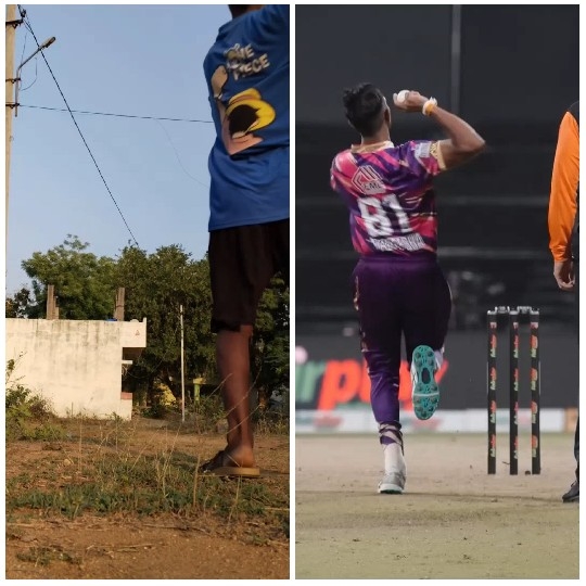 Person Outdoors and Cricket Player
