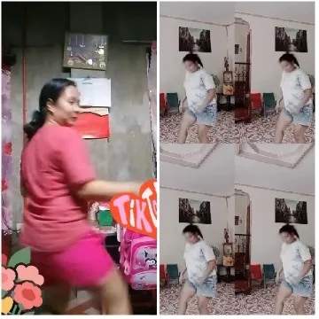 Dancing Poses in Split-Screen Setup