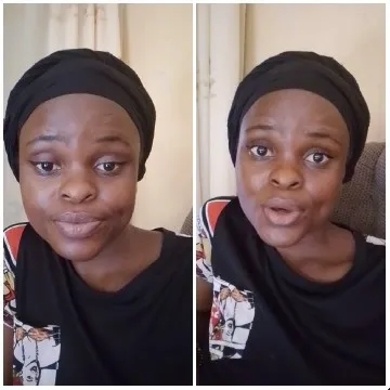 Two Images of Woman with Headscarf