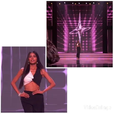 Model on Runway Stage