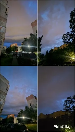 Evening Urban Scenery at Twilight