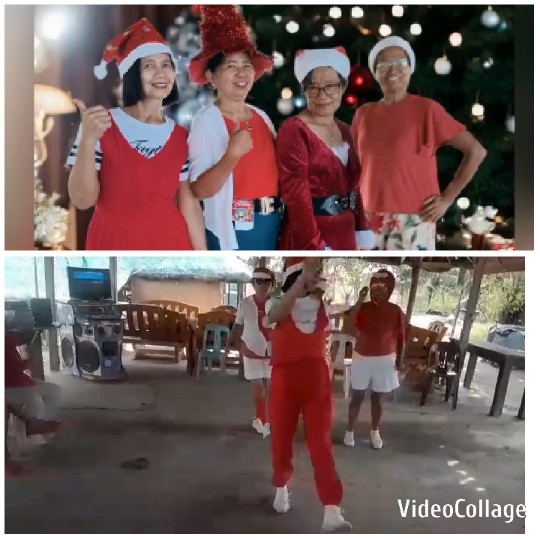 Festive Women Celebrating Christmas