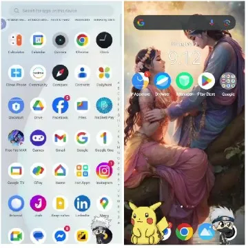 Smartphone Screen with App Icons