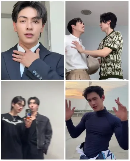 People Interacting in Various Poses
