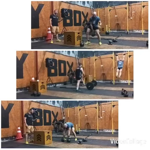 Men Working Out at Gym