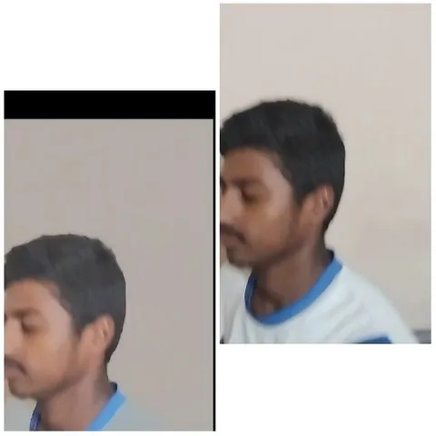 Blurred Man in Light Shirt