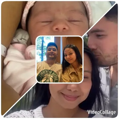 Family Moments with a Sleeping Baby
