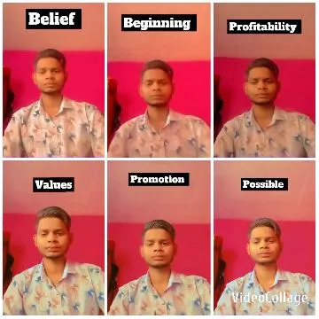 Young Man with Motivational Words