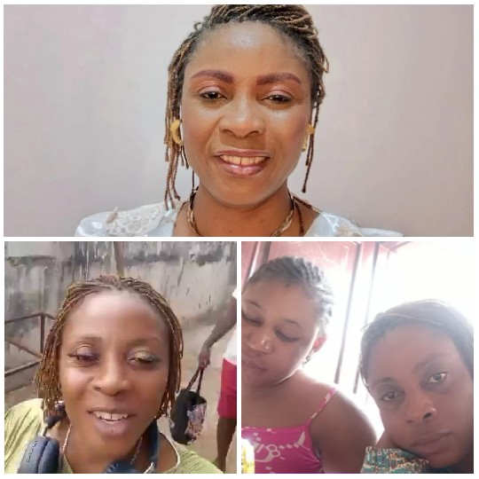 Smiling Women in Various Settings
