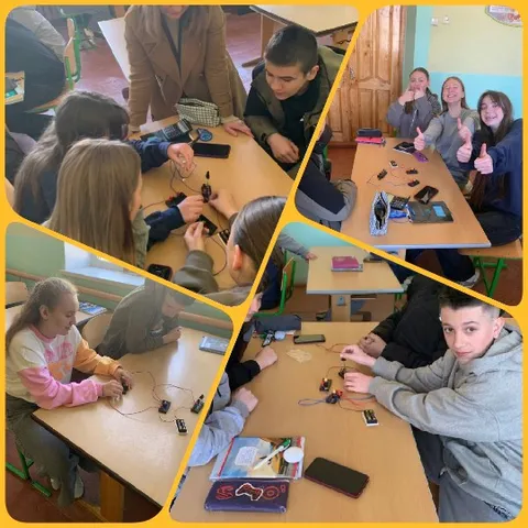 Students Working on Projects