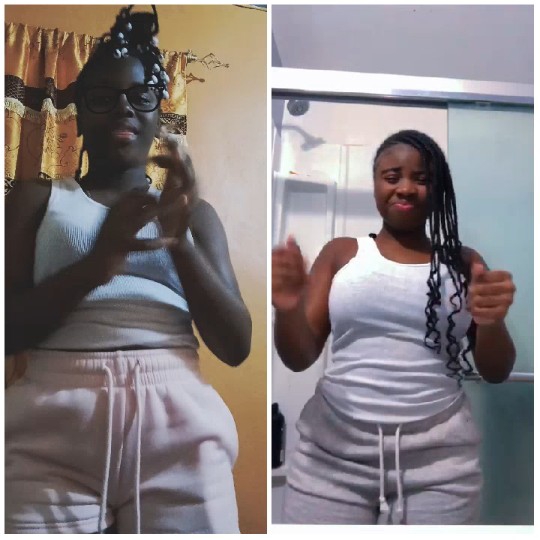 Person with Braids and White Outfit