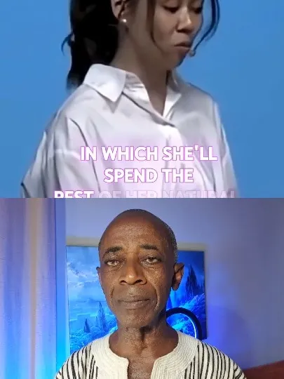 Person Posing in Blue Background