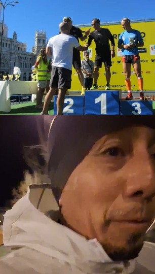 Winners Celebrating on Podium