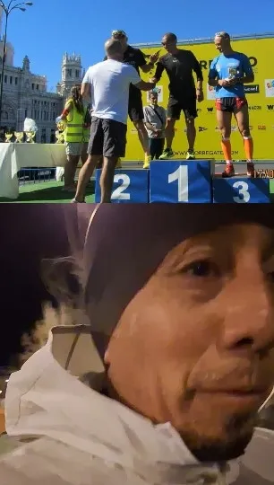 Winners Celebrating on Podium