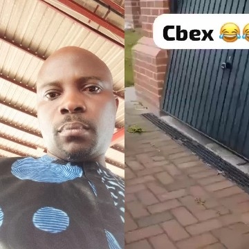 Person Indoors and Garage View
