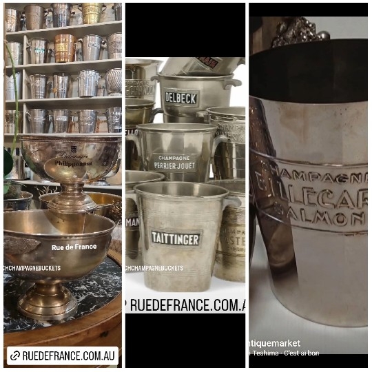 Collection of Vintage Champagne Buckets