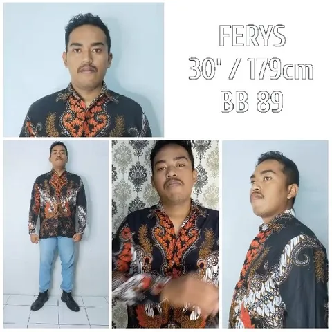Man in Patterned Shirt Portraits