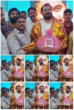 Celebration with People and Gift