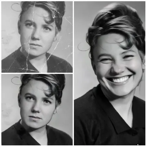 Black and White Woman Portraits