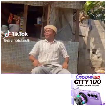 Person Outside a Small Shack