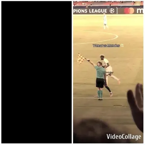 Champions League Soccer Match Action