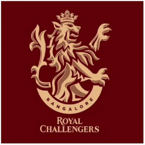 Lion Logo on Maroon Background