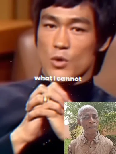 Man Speaking with Elderly Garden Inset