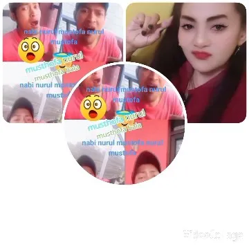 Colorful Text with Lip Pointing