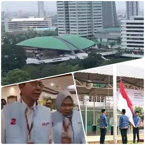 Cityscape and Uniformed Individuals
